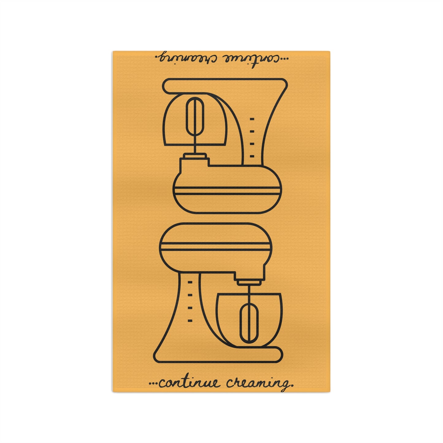 “…continue creaming” Tea Towel