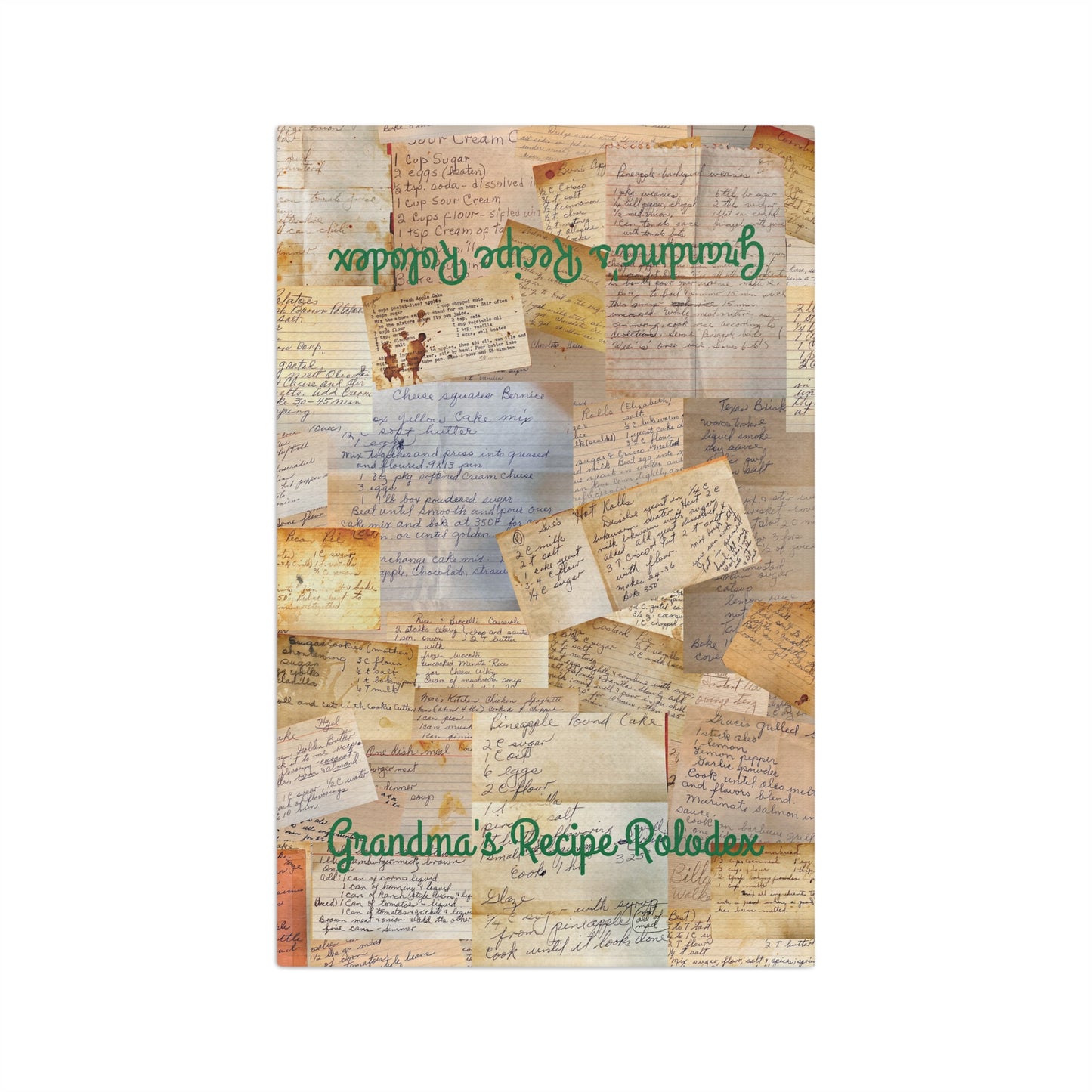 Recipe Card Kitchen Towel
